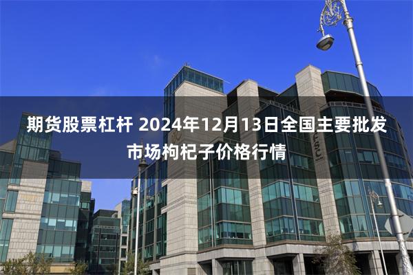 期货股票杠杆 2024年12月13日全国主要批发市场枸杞子价格行情