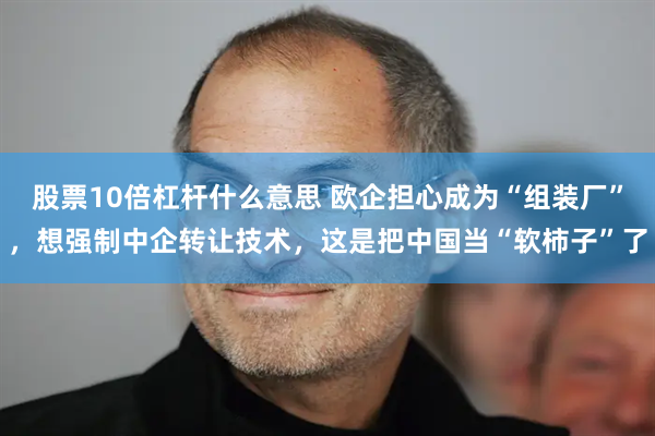 股票10倍杠杆什么意思 欧企担心成为“组装厂”，想强制中企转让技术，这是把中国当“软柿子”了