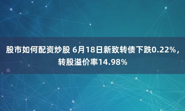 股市如何配资炒股 6月18日新致转债下跌0.22%，转股溢价率14.98%