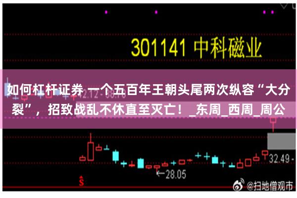 如何杠杆证券 一个五百年王朝头尾两次纵容“大分裂”，招致战乱不休直至灭亡！_东周_西周_周公